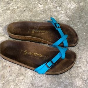 Birkenstock Piazza turquoise size 10